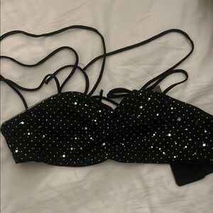 DOLLSKILL Black Starry strappy bralette